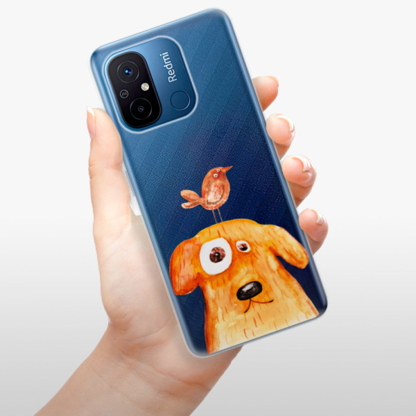Silikonové pouzdro iSaprio - Xiaomi Redmi 12C - Dog And Bird