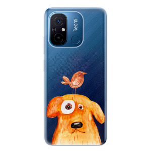 Silikonové pouzdro iSaprio - Xiaomi Redmi 12C - Dog And Bird