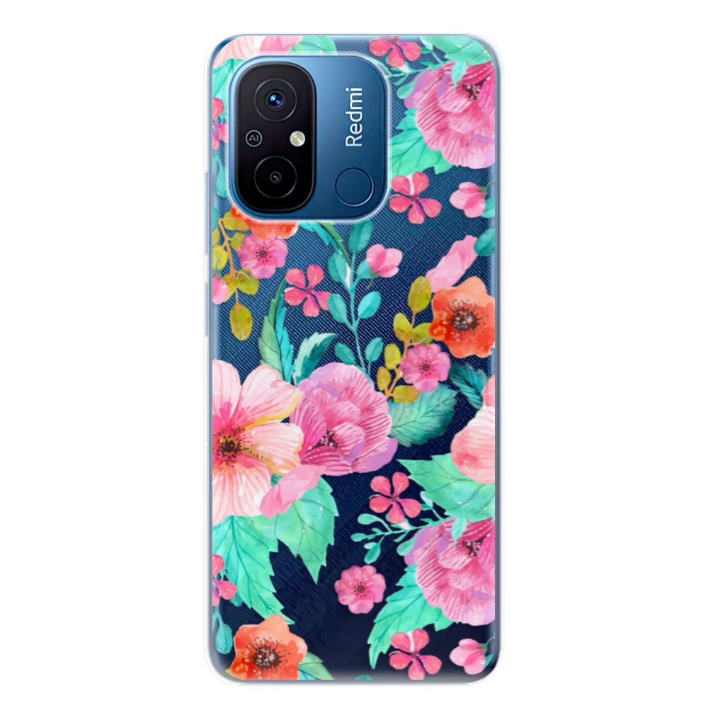 Odolné silikonové pouzdro iSaprio - Flower Pattern 01 - Xiaomi Redmi 12C