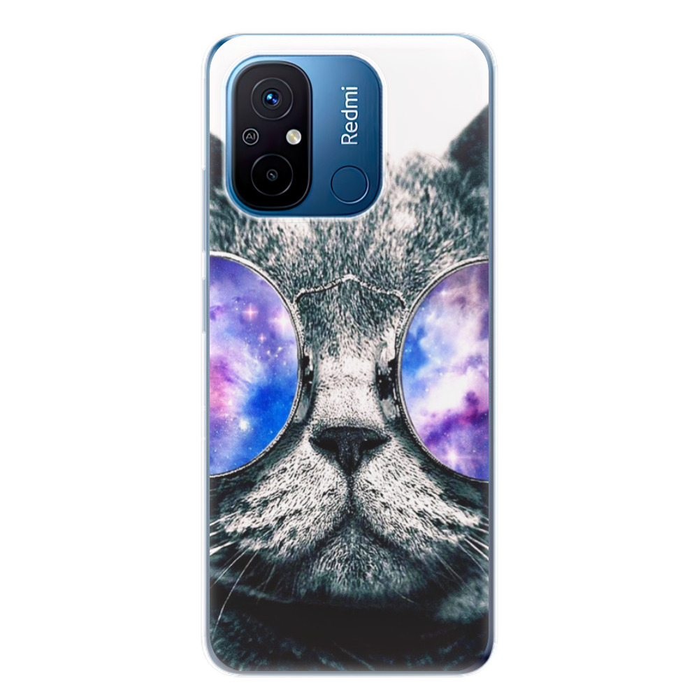 Silikonové odolné pouzdro iSaprio Galaxy Cat na mobil Xiaomi Redmi 12C (Odolný silikonový kryt, obal, pouzdro iSaprio Galaxy Cat na mobilní telefon Xiaomi Redmi 12C)
