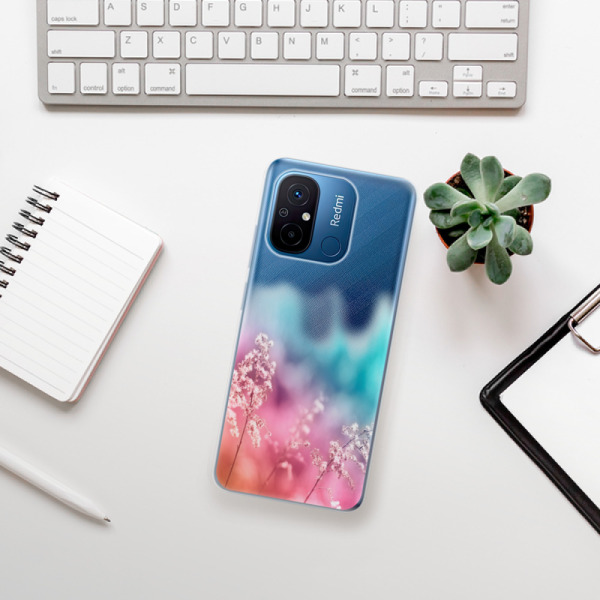 Silikonové pouzdro iSaprio - Xiaomi Redmi 12C - Rainbow Grass