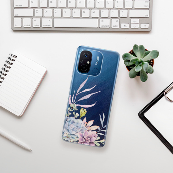 Silikonové pouzdro iSaprio - Xiaomi Redmi 12C - Succulent 01