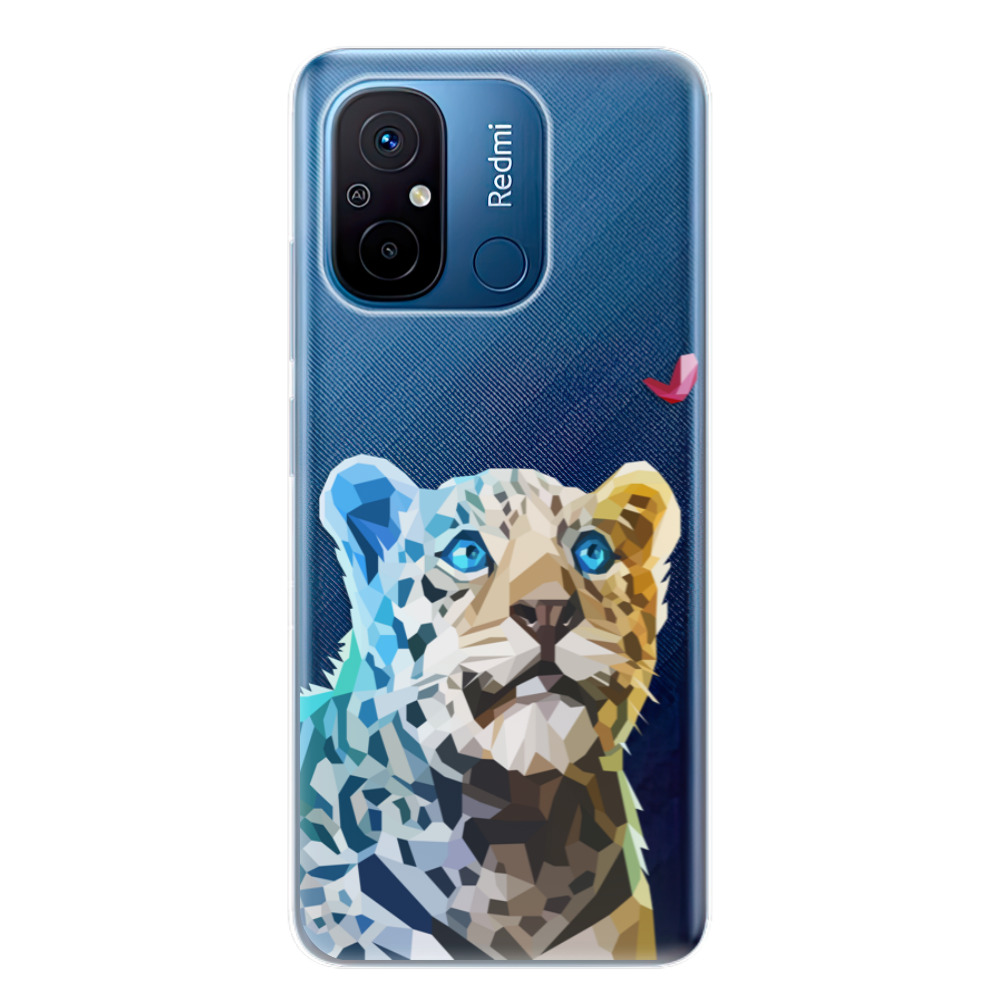 Odolné silikonové pouzdro iSaprio - Leopard With Butterfly - Xiaomi Redmi 12C