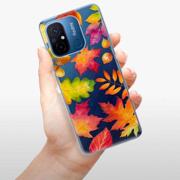Silikonové pouzdro iSaprio - Xiaomi Redmi 12C - Autumn Leaves 01