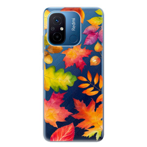 Silikonové pouzdro iSaprio - Xiaomi Redmi 12C - Autumn Leaves 01