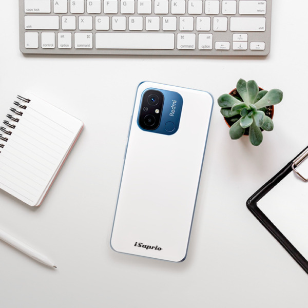 Silikonové pouzdro iSaprio - Xiaomi Redmi 12C - 4Pure bílé