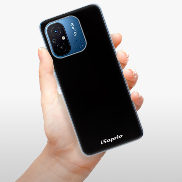 Silikonové pouzdro iSaprio - Xiaomi Redmi 12C - 4Pure černé