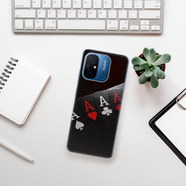 Silikonové pouzdro iSaprio - Xiaomi Redmi 12C - Poker