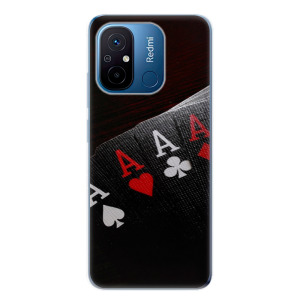 Silikonové pouzdro iSaprio - Xiaomi Redmi 12C - Poker