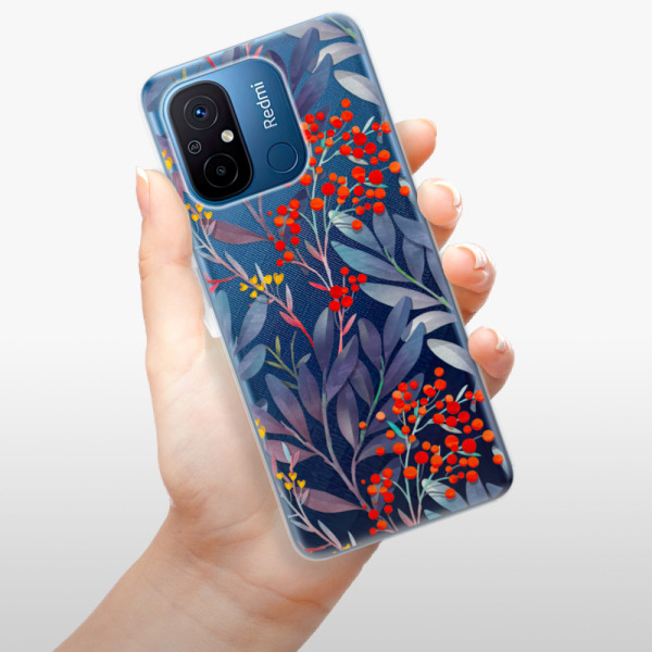 Silikonové pouzdro iSaprio - Xiaomi Redmi 12C - Rowanberry