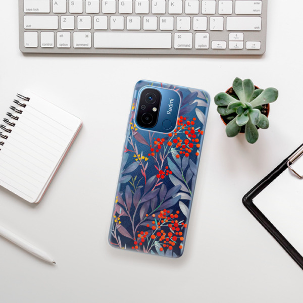 Silikonové pouzdro iSaprio - Xiaomi Redmi 12C - Rowanberry