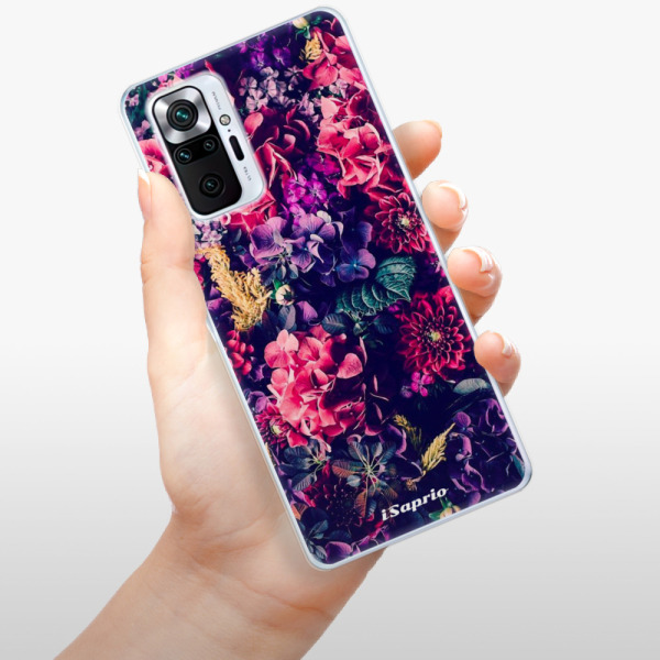 Silikonové pouzdro iSaprio - Xiaomi Redmi Note 10 Pro - Flowers 10