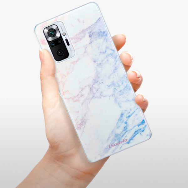 Silikonové pouzdro iSaprio - Xiaomi Redmi Note 10 Pro - Raibow Marble 10