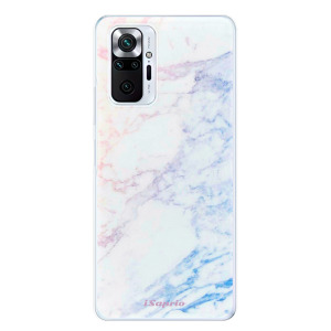 Silikonové pouzdro iSaprio - Xiaomi Redmi Note 10 Pro - Raibow Marble 10