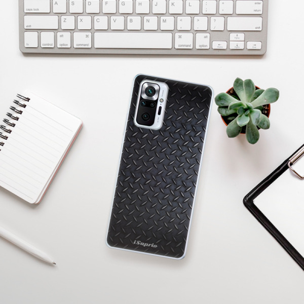 Silikonové pouzdro iSaprio - Xiaomi Redmi Note 10 Pro - Metal 01
