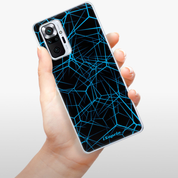 Silikonové pouzdro iSaprio - Xiaomi Redmi Note 10 Pro - Abstract Outlines 12
