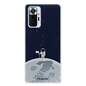 Silikonové pouzdro iSaprio - Xiaomi Redmi Note 10 Pro - On The Moon 10