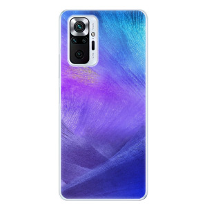 Silikonové pouzdro iSaprio - Xiaomi Redmi Note 10 Pro - Purple Feathers