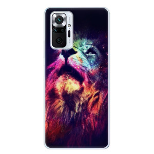 Silikonové pouzdro iSaprio - Xiaomi Redmi Note 10 Pro - Lion in Colors