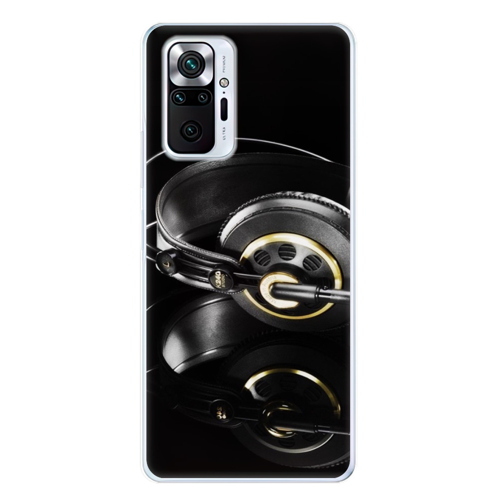 Odolné silikonové pouzdro iSaprio - Headphones 02 - Xiaomi Redmi Note 10 Pro