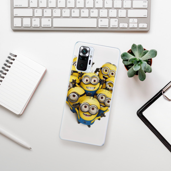 Silikonové pouzdro iSaprio - Xiaomi Redmi Note 10 Pro - Mimons 01