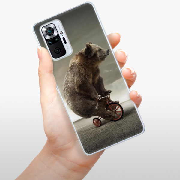 Silikonové pouzdro iSaprio - Xiaomi Redmi Note 10 Pro - Bear 01