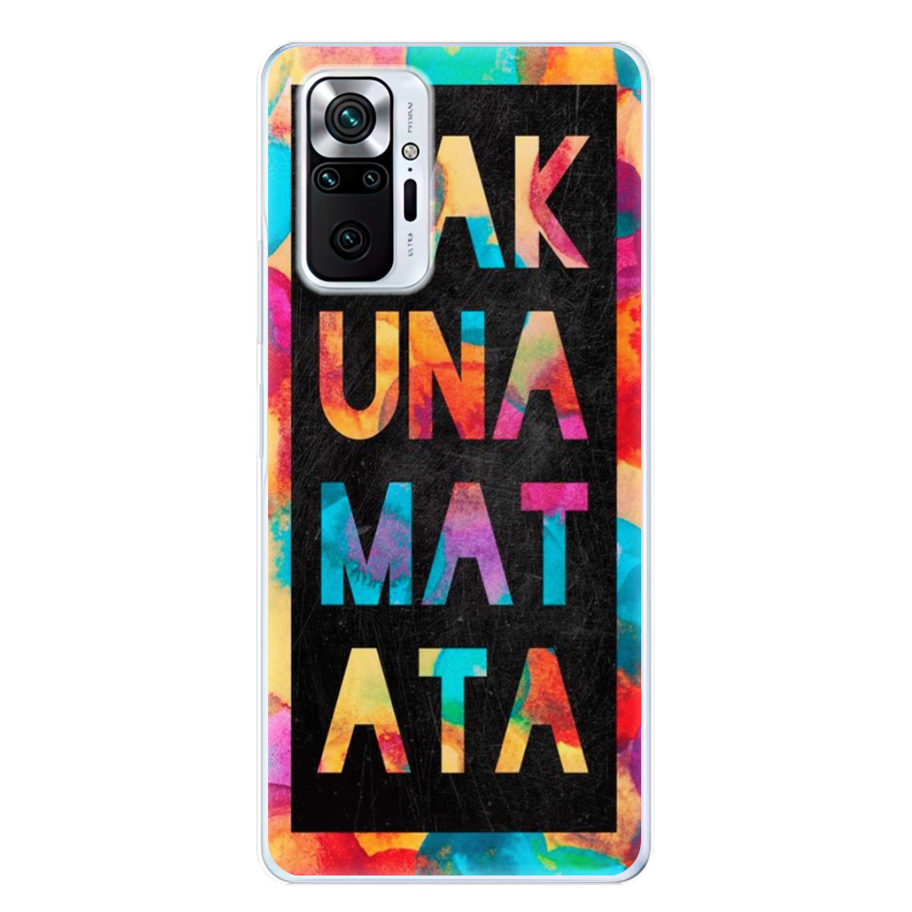 Silikonové odolné pouzdro iSaprio Hakuna Matata 01 na mobil Xiaomi Redmi Note 10 Pro (Odolný silikonový kryt, obal, pouzdro iSaprio Hakuna Matata 01 na mobilní telefon Xiaomi Redmi Note 10 Pro)