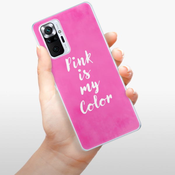 Silikonové pouzdro iSaprio - Xiaomi Redmi Note 10 Pro - Pink is my color