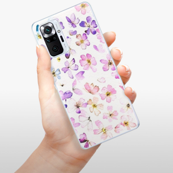 Silikonové pouzdro iSaprio - Xiaomi Redmi Note 10 Pro - Wildflowers
