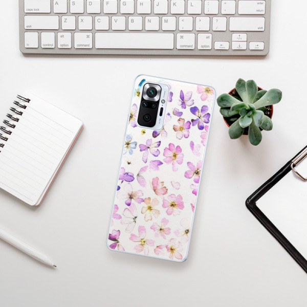 Silikonové pouzdro iSaprio - Xiaomi Redmi Note 10 Pro - Wildflowers