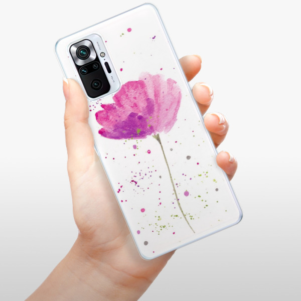 Silikonové pouzdro iSaprio - Xiaomi Redmi Note 10 Pro - Poppies