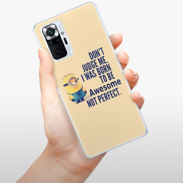 Silikonové pouzdro iSaprio - Xiaomi Redmi Note 10 Pro - Be Awesome