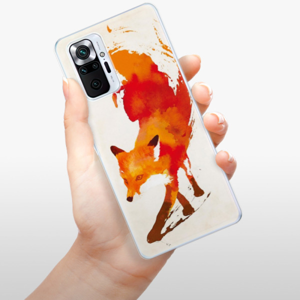 Silikonové pouzdro iSaprio - Xiaomi Redmi Note 10 Pro - Fast Fox