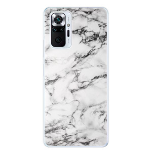 Silikonové pouzdro iSaprio - Xiaomi Redmi Note 10 Pro - White Marble 01