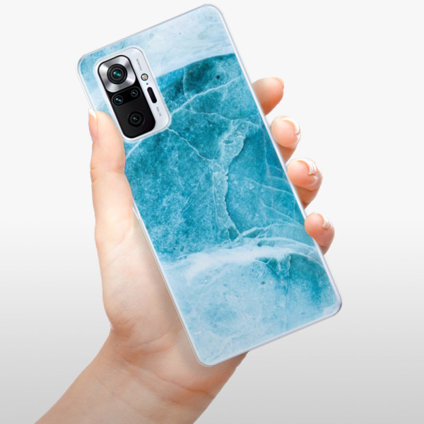 Silikonové pouzdro iSaprio - Xiaomi Redmi Note 10 Pro - Blue Marble