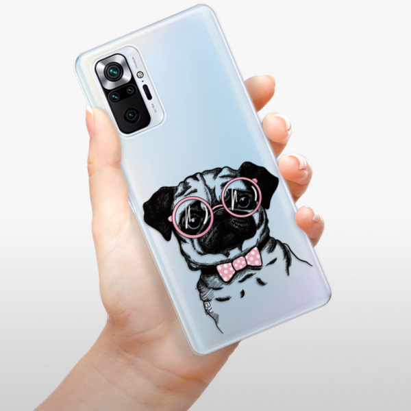 Silikonové pouzdro iSaprio - Xiaomi Redmi Note 10 Pro - The Pug