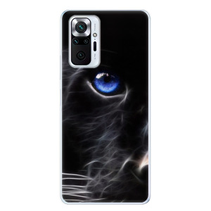 Silikonové pouzdro iSaprio - Xiaomi Redmi Note 10 Pro - Black Puma