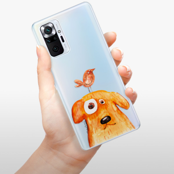 Silikonové pouzdro iSaprio - Xiaomi Redmi Note 10 Pro - Dog And Bird