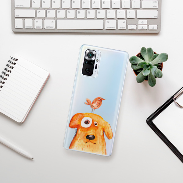 Silikonové pouzdro iSaprio - Xiaomi Redmi Note 10 Pro - Dog And Bird