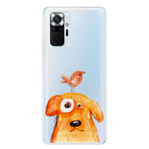 Silikonové pouzdro iSaprio - Xiaomi Redmi Note 10 Pro - Dog And Bird