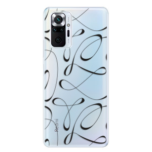 Silikonové pouzdro iSaprio - Xiaomi Redmi Note 10 Pro - Fancy black