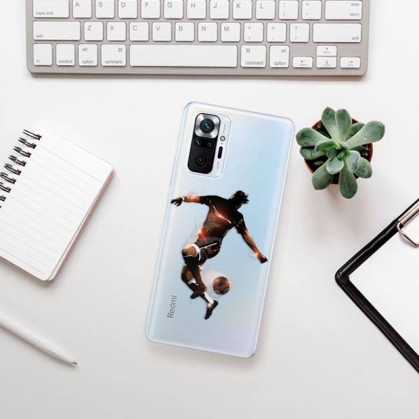 Silikonové pouzdro iSaprio - Xiaomi Redmi Note 10 Pro - Fotball 01