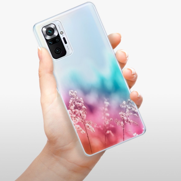 Silikonové pouzdro iSaprio - Xiaomi Redmi Note 10 Pro - Rainbow Grass