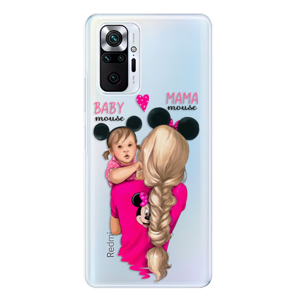 Odolné silikonové pouzdro iSaprio - Mama Mouse Blond and Girl - Xiaomi Redmi Note 10 Pro