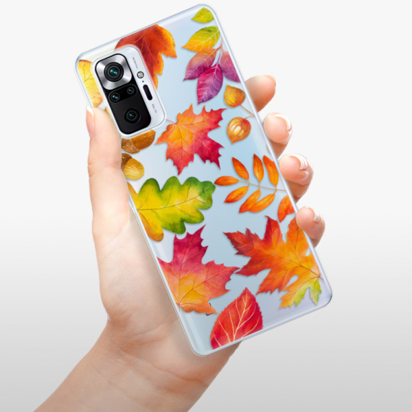Silikonové pouzdro iSaprio - Xiaomi Redmi Note 10 Pro - Autumn Leaves 01