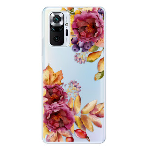 Silikonové pouzdro iSaprio - Xiaomi Redmi Note 10 Pro - Fall Flowers