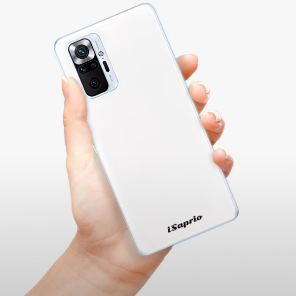 Silikonové pouzdro iSaprio - Xiaomi Redmi Note 10 Pro - 4Pure bílé