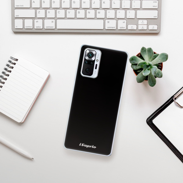 Silikonové pouzdro iSaprio - Xiaomi Redmi Note 10 Pro - 4Pure černé