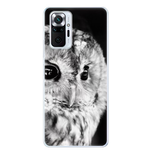 Silikonové pouzdro iSaprio - Xiaomi Redmi Note 10 Pro - BW Owl