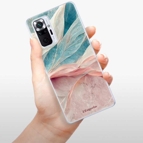 Silikonové pouzdro iSaprio - Xiaomi Redmi Note 10 Pro - Pink and Blue